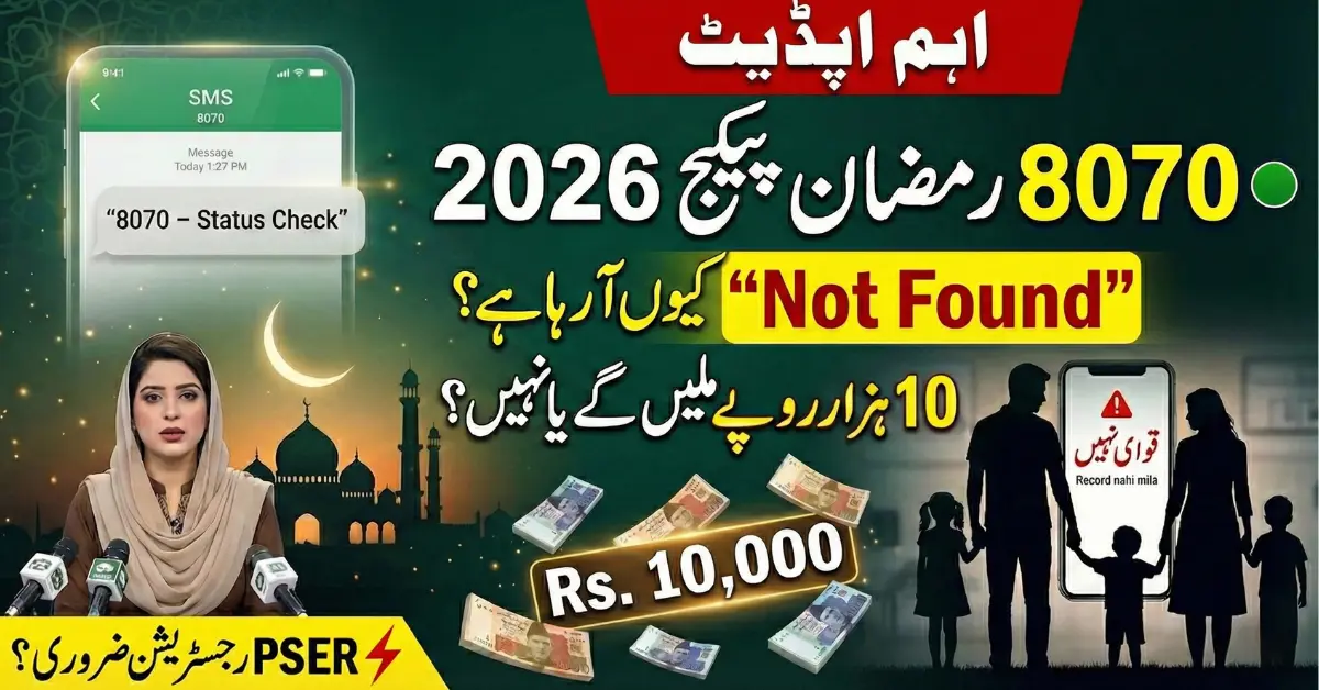 8070 Ramzan Package 2026 Punjab Rs 10,000 Relief – Are You Eligible