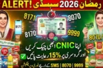 8171 SMS Alert Are You Eligible for Utility Stores Ramzan Subsidy Check 2026 Grocery Discount 2026