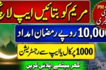 Maryam Ko Batain 2026 Rs 10,000 Ramadan Relief – How to Apply via Helpline 1000