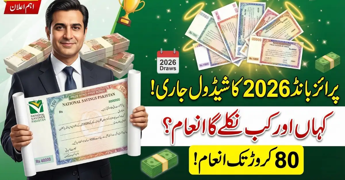 National Savings Confirms Prize Bond Draw Schedule 2026 – Check Complete Plan