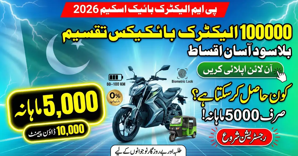 PM Electric Bike Scheme 2026 Launched – 100,000 Interest-Free Bikes for Youth
