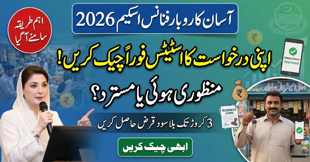 Punjab Asaan Karobar Finance Status Check Method Revealed 2026 – Step-by-Step Guide